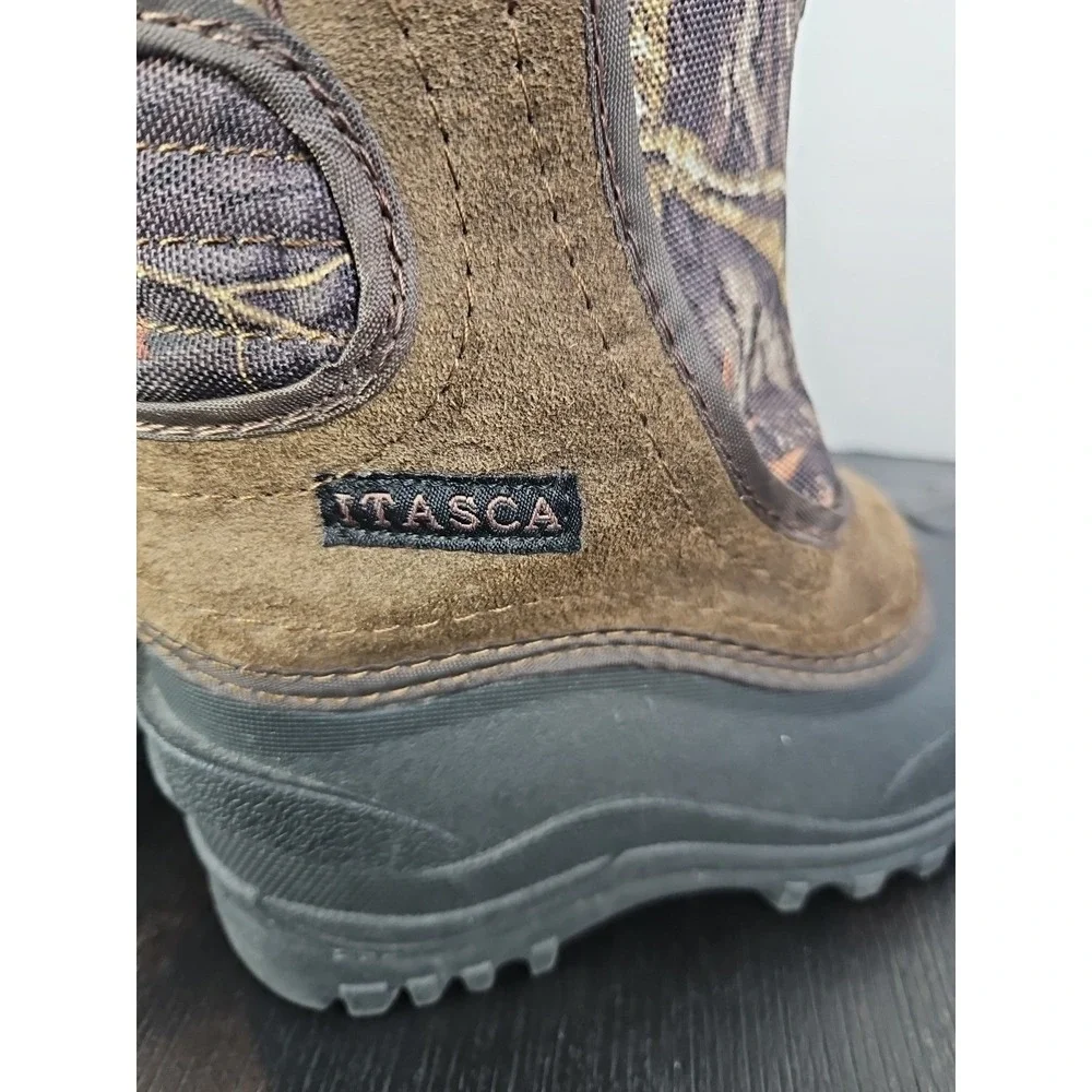 ITASCA‎  Kids Snow Boots Size 11  Realtree Camouflage Winter Snow Stomper 2 Hunt